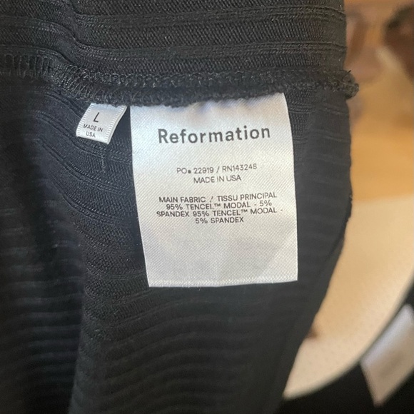 Reformation black Brant maxi dress NWT - Picture 5 of 6